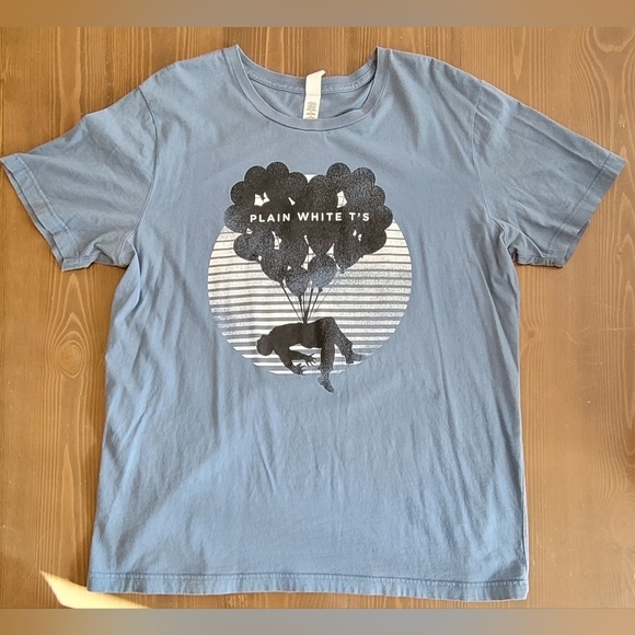 Rare Plain White T's Balloon Man 2013 Tour Shirt Original Rare Canvas Tag Shirt - Picture 1 of 9